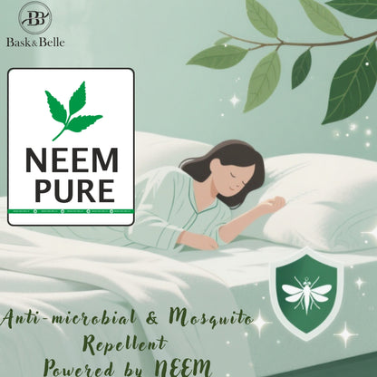 Premium Bamboo Sleepwear Set for Women | Soft, Lightweight Pajamas with Neem Finish