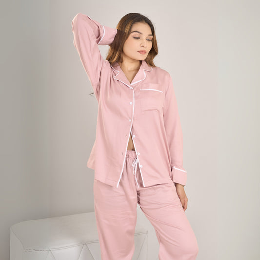 Premium Bamboo Sleepwear Set for Women | Soft, Lightweight Pajamas with Neem Finish