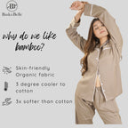 Bamboo Calm Night Suit | Olive Wood