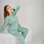 Bamboo Calm Night Suit | Misty Teal